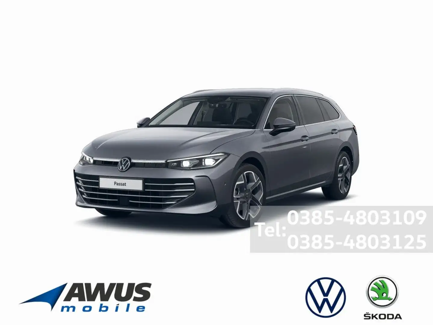 Volkswagen Passat Variant 2.0TDI DSG Elegance AHK Grau - 1