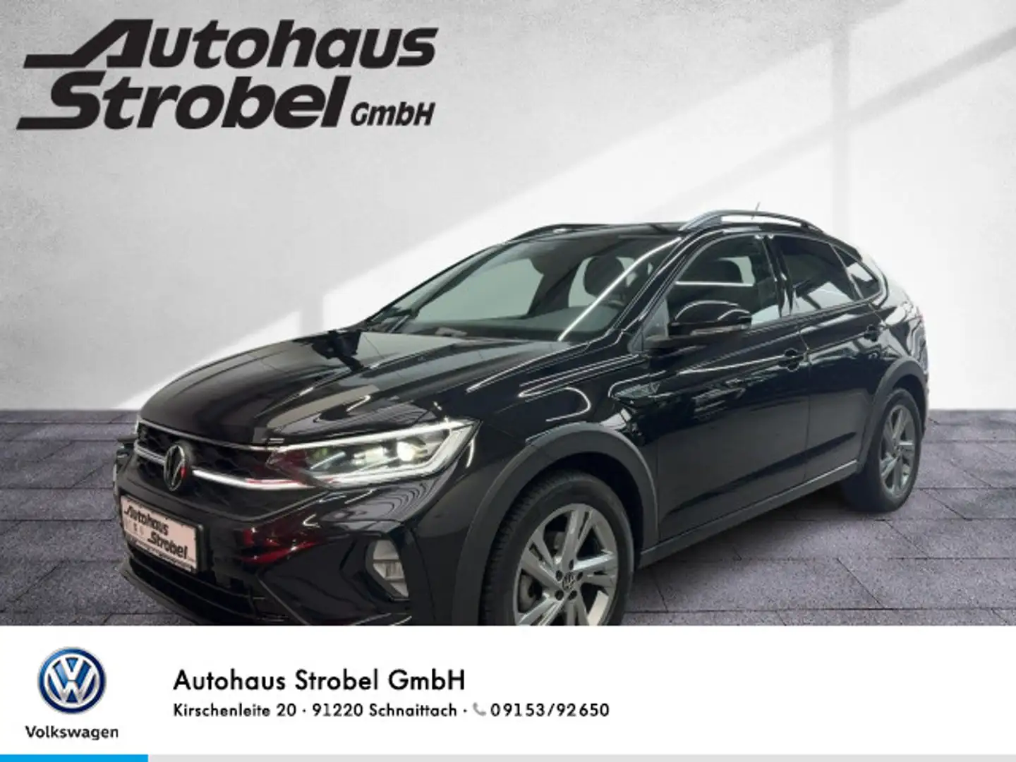 Volkswagen Taigo 1.5 TSI DSG R-Line ACC LED-Matrix Kamera C Schwarz - 1