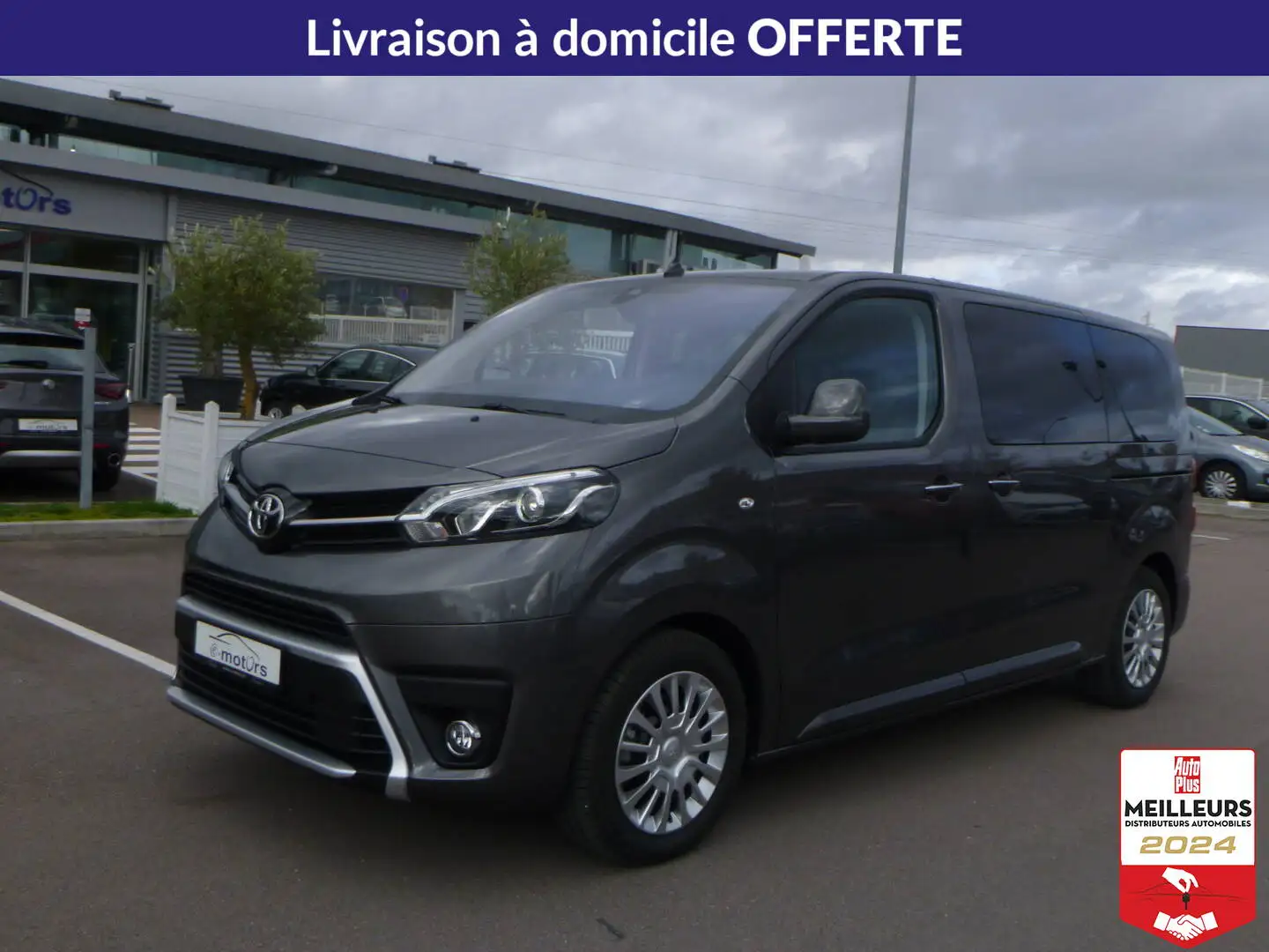 Toyota Proace Medium Lounge 180 D-4D BVA8 Gris - 1