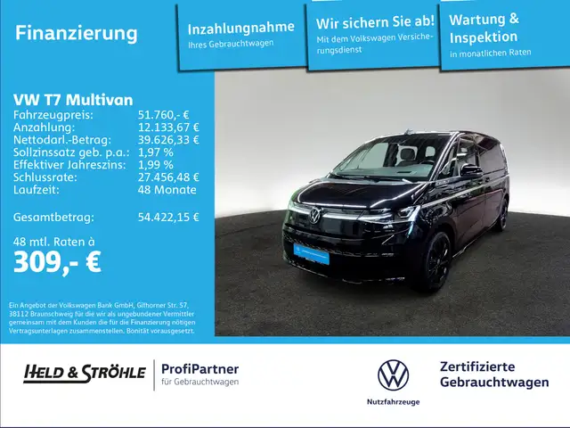 Volkswagen T7 Multivan Style 2.0 TDI DSG AHK 7S HuD MATRIX