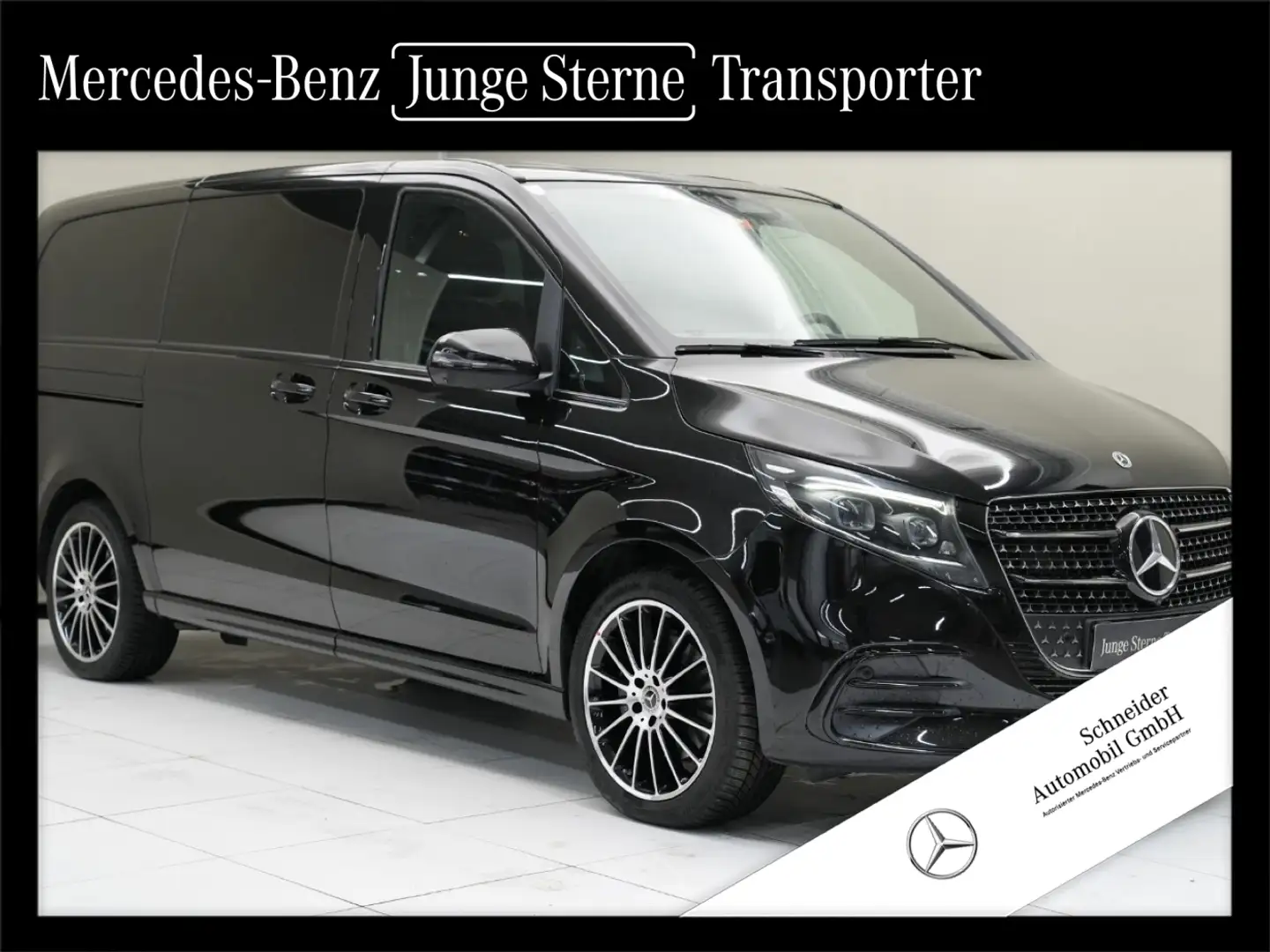 Mercedes-Benz V 300 d 4MATIC AVANTGARDE Lang SpurH Sport ACC Noir - 1