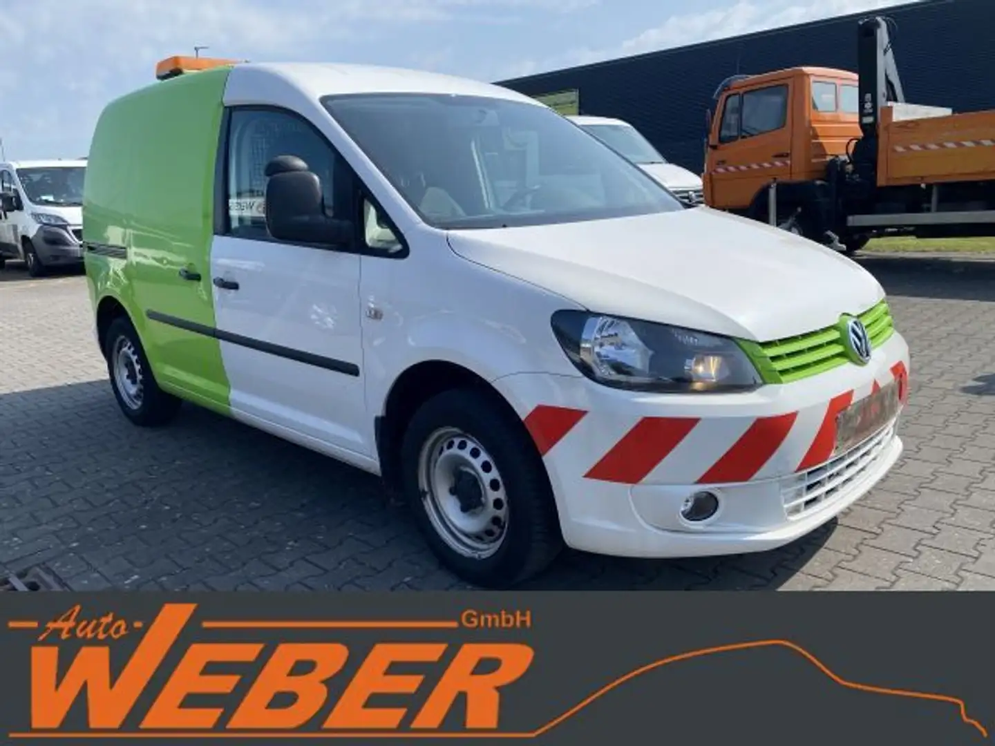 Volkswagen Caddy Kasten 1.6 TDI BMT Klima Weiß - 2