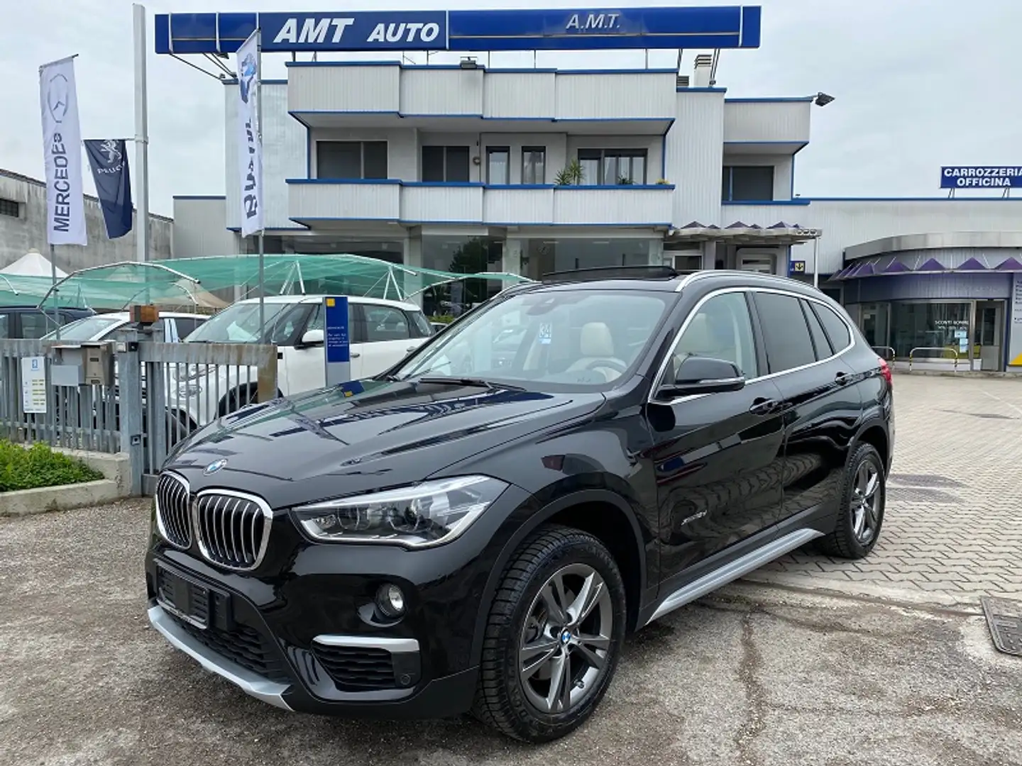 BMW X1 xDrive18d xLine xDrive TETTO PANO - PELLE TOTALE Black - 1
