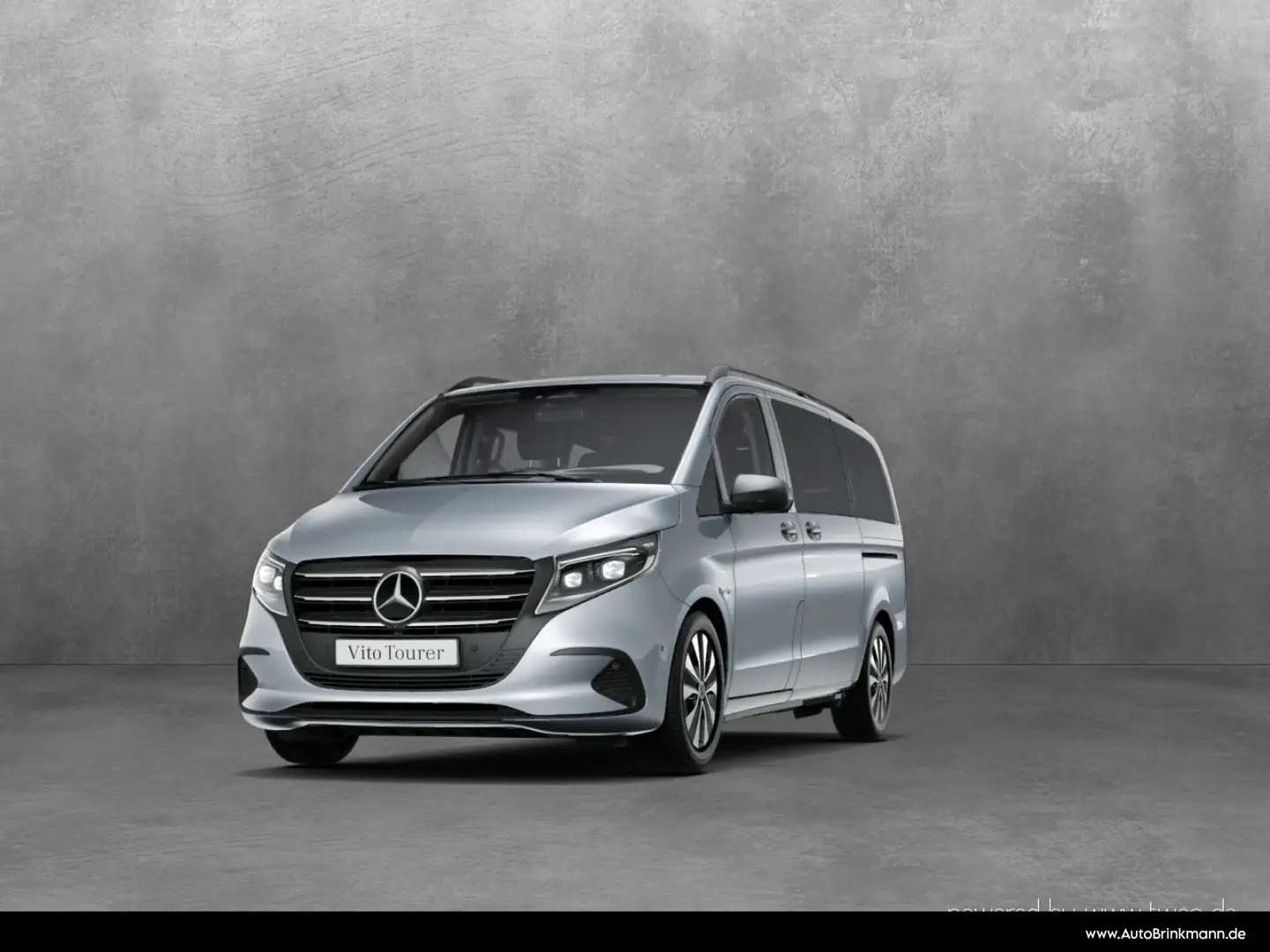 Mercedes-Benz Vito Vito 124 CDI Tourer SELECT Lang SHZ/Totw./MBUX Silber - 2