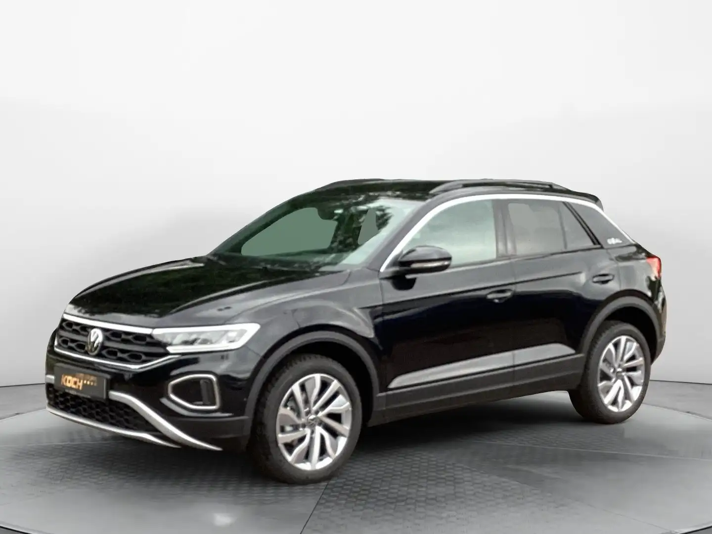 Volkswagen T-Roc 2.0TDI Goal Navi LED AHK Fahrschulaustattu Schwarz - 2