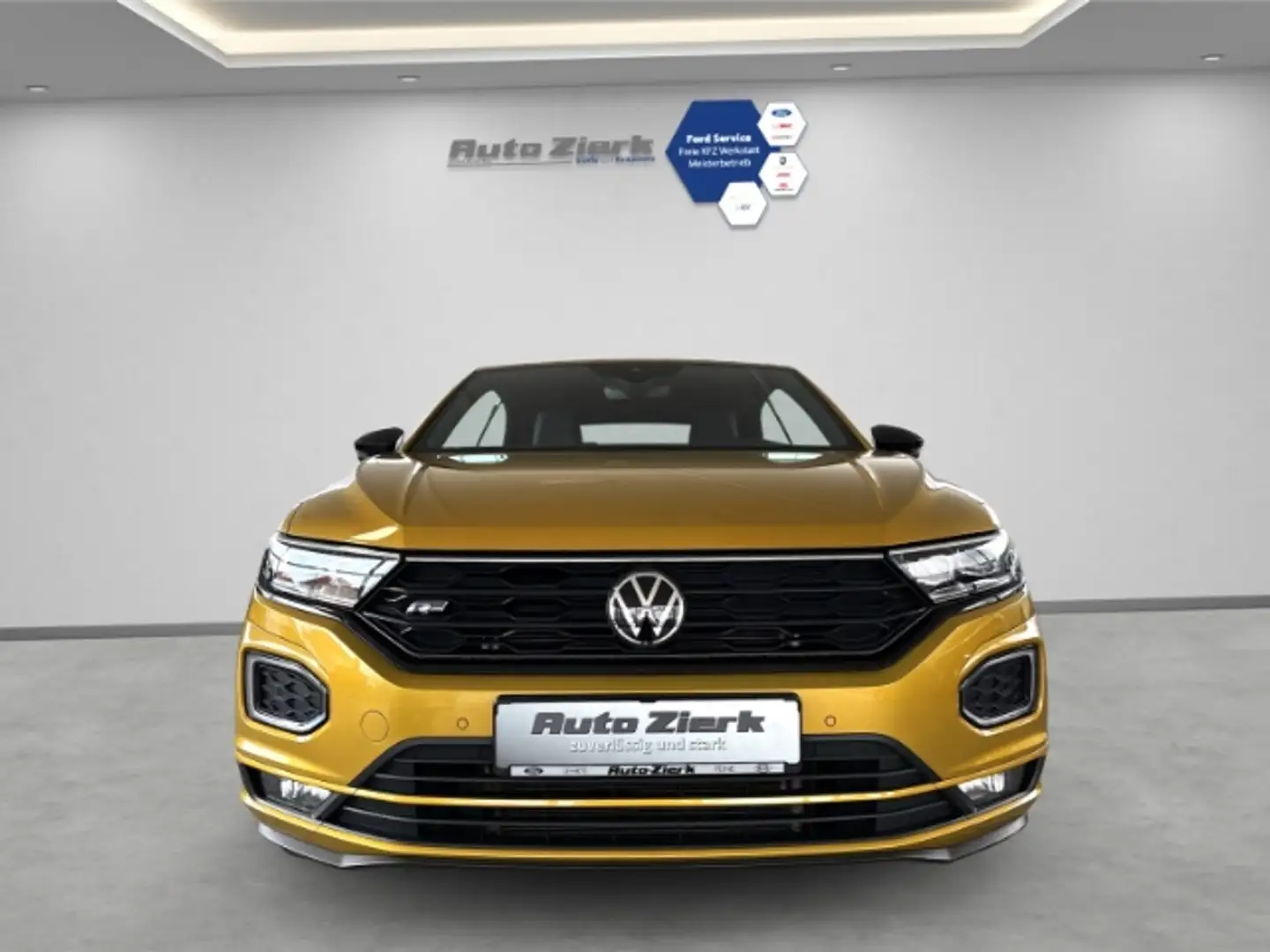 Volkswagen T-Roc Cabriolet R-Line Aut. NAVI AHK ACC RFK Jaune - 2