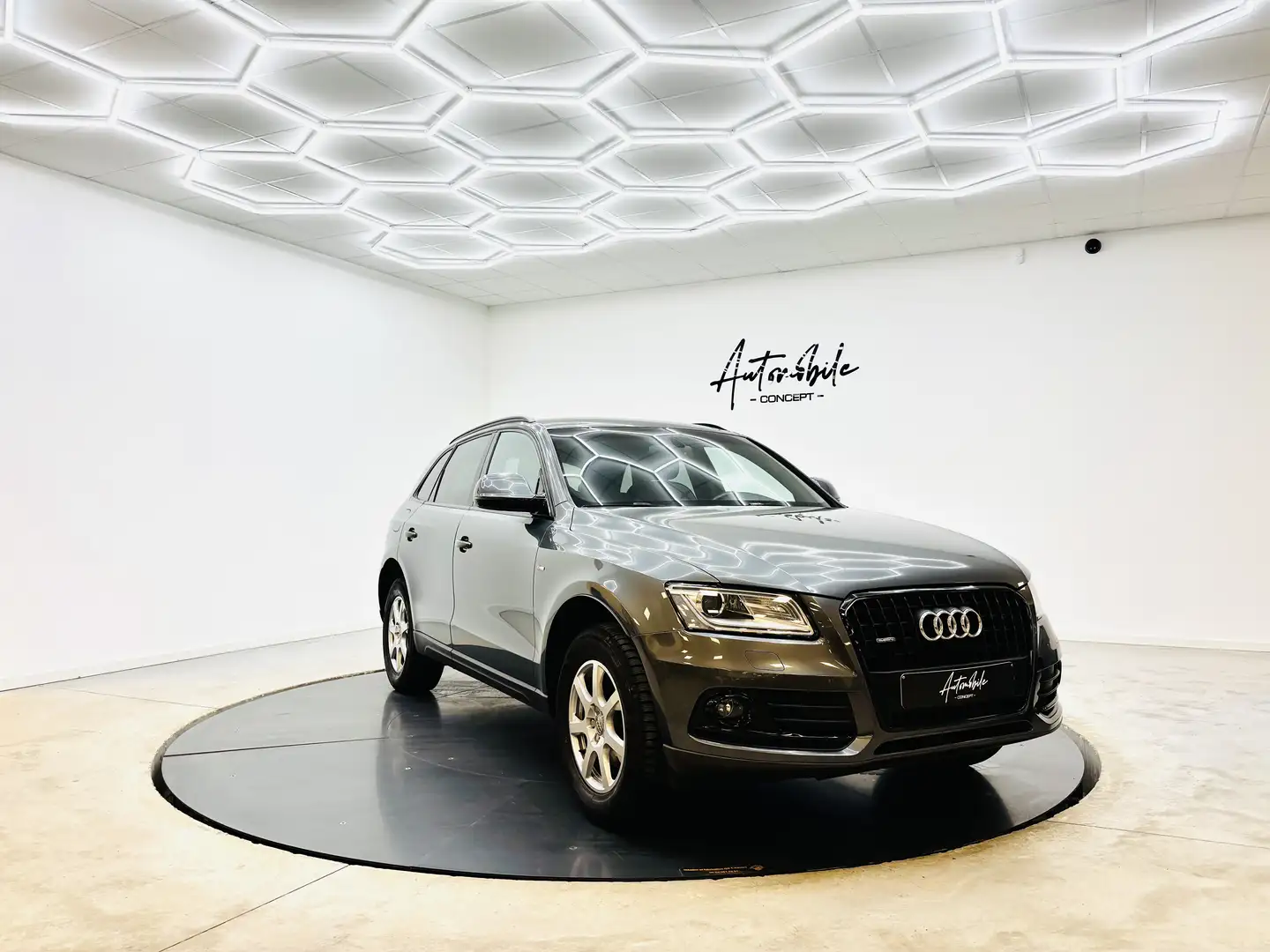 Audi Q5 ✅1AN GARANTIE✅S-LINE✅QUATRO✅EURO 6✅REMOR Gris - 2