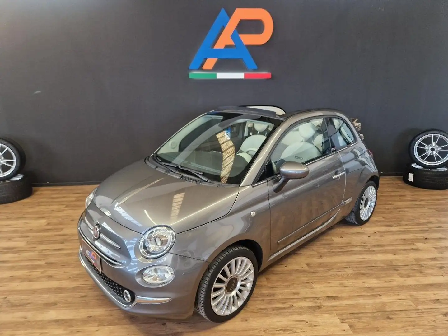 Fiat 500C 1.2 Lounge OK NEOPATENTATI Grigio - 2