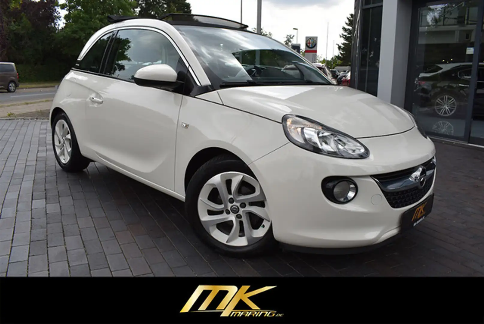 Opel Adam 1.2 Open Air *GEPFLEGT* Bianco - 1