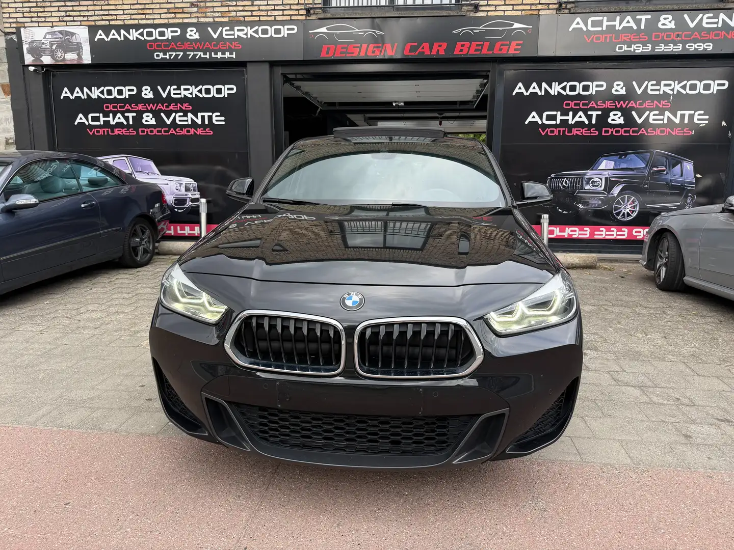 BMW X2 2.0 dAS 190pk X-Drive Pack M Panorama Netto 22479 Noir - 2