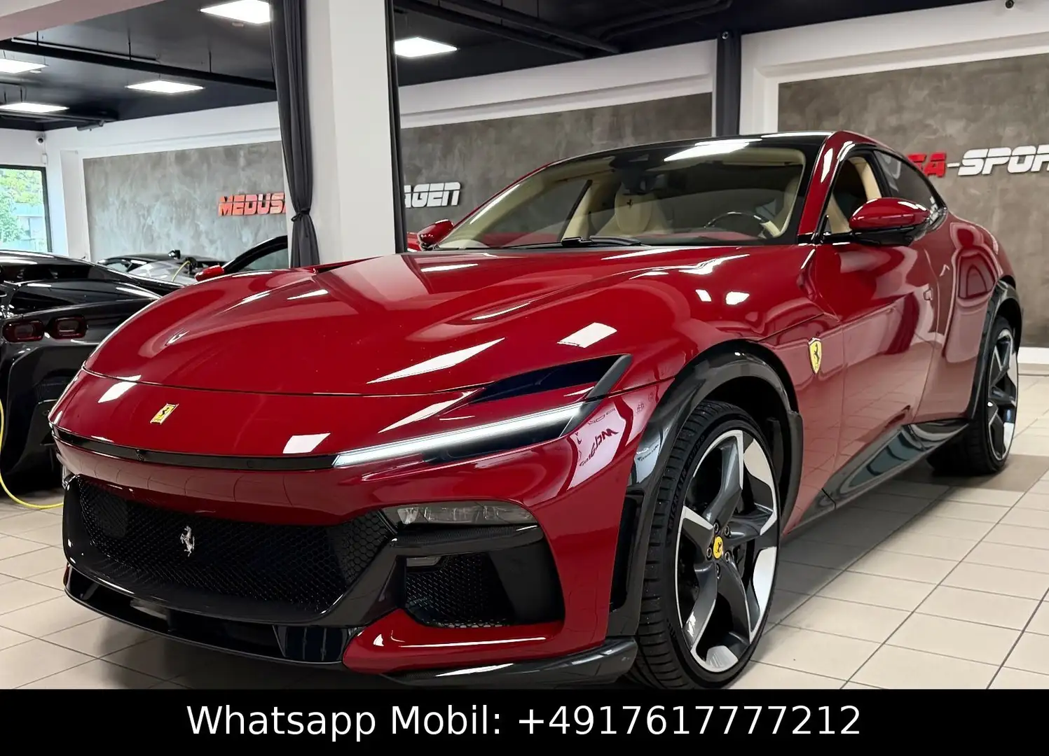 Ferrari Purosangue PUROSANGUE V12 RED EXT CREMA INT CARBON FULLOPT! Rot - 1