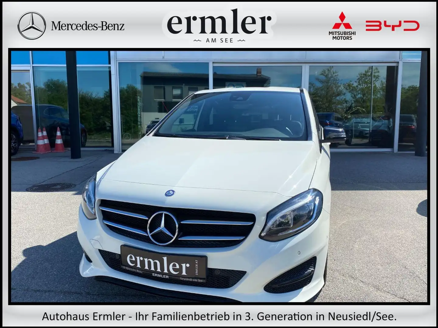 Mercedes-Benz B 200 Night RKam PTS Navi AHK Klima LED Shz Weiß - 1
