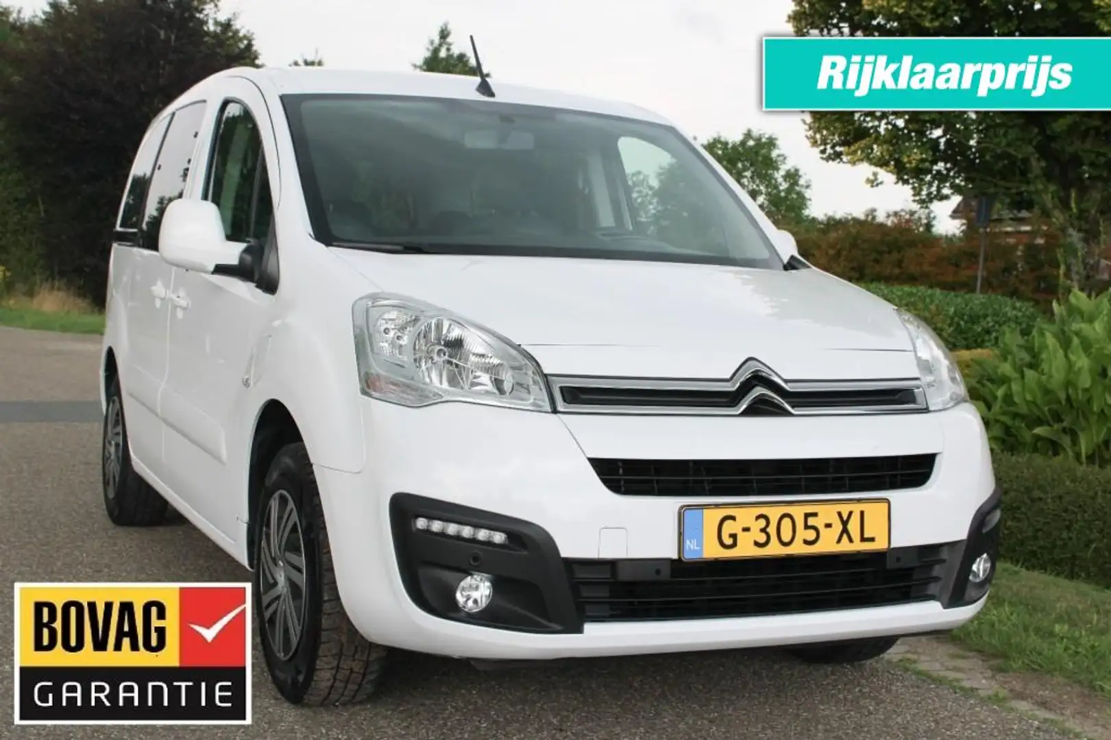Citroen Berlingo E-Feel 23kWh automaat airco/cruise/navi/PDC/camera Wit - 1