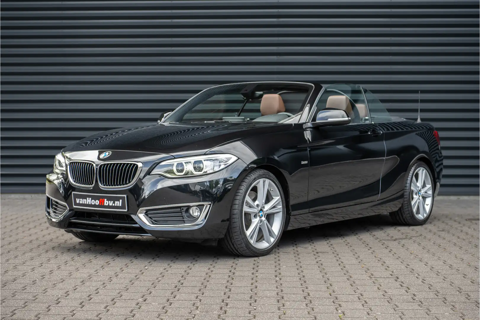 BMW 220 2-serie Cabrio 220i Centennial High Executive -Lux Zwart - 1