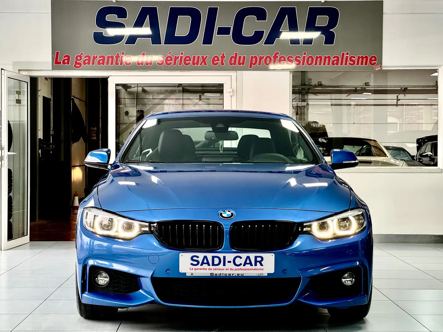 BMW 420 iAS 184cv Cabrio - M SPORT EDITION Bleu - 2