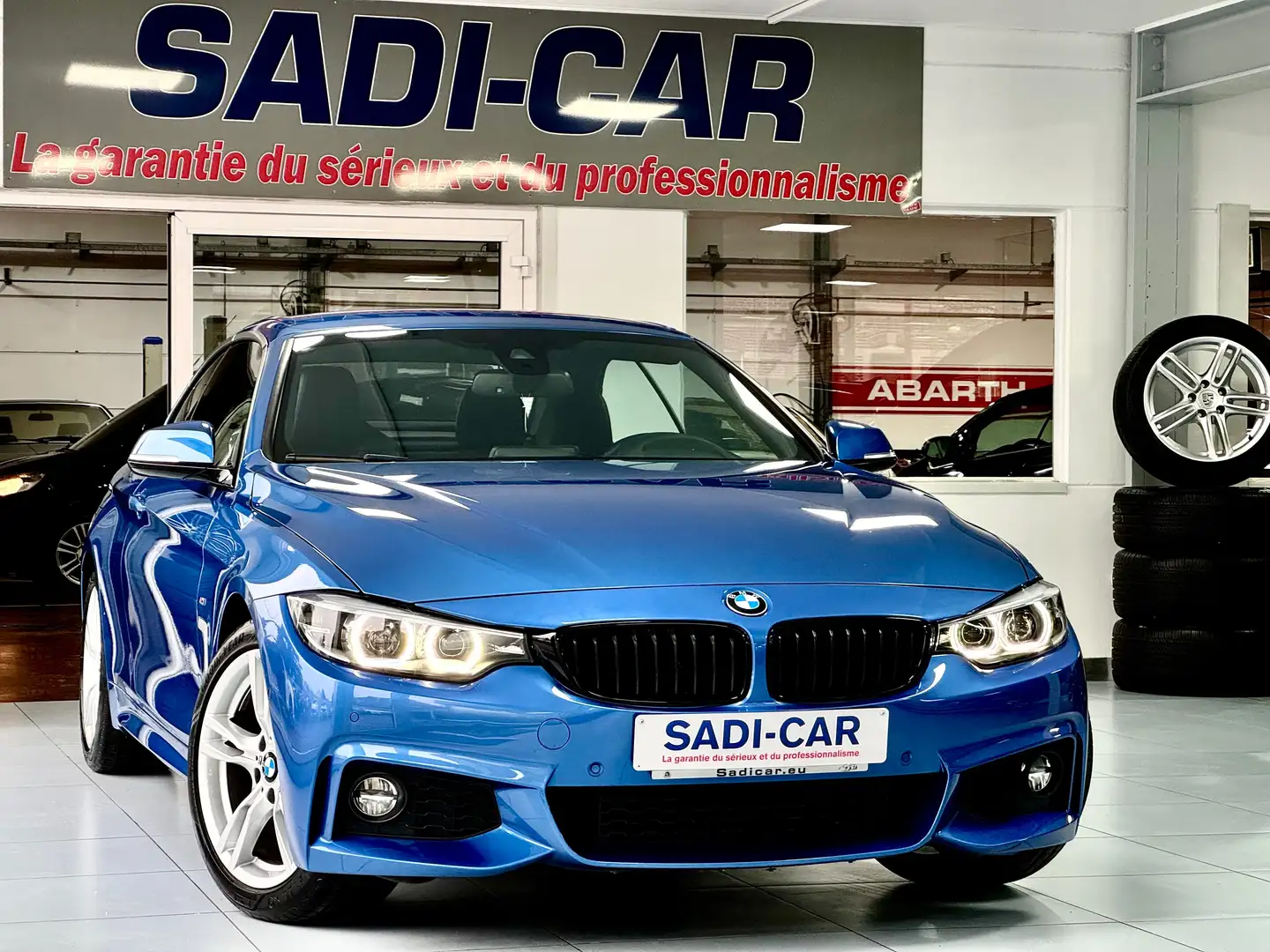 BMW 420 iAS 184cv Cabrio - M SPORT EDITION Bleu - 1