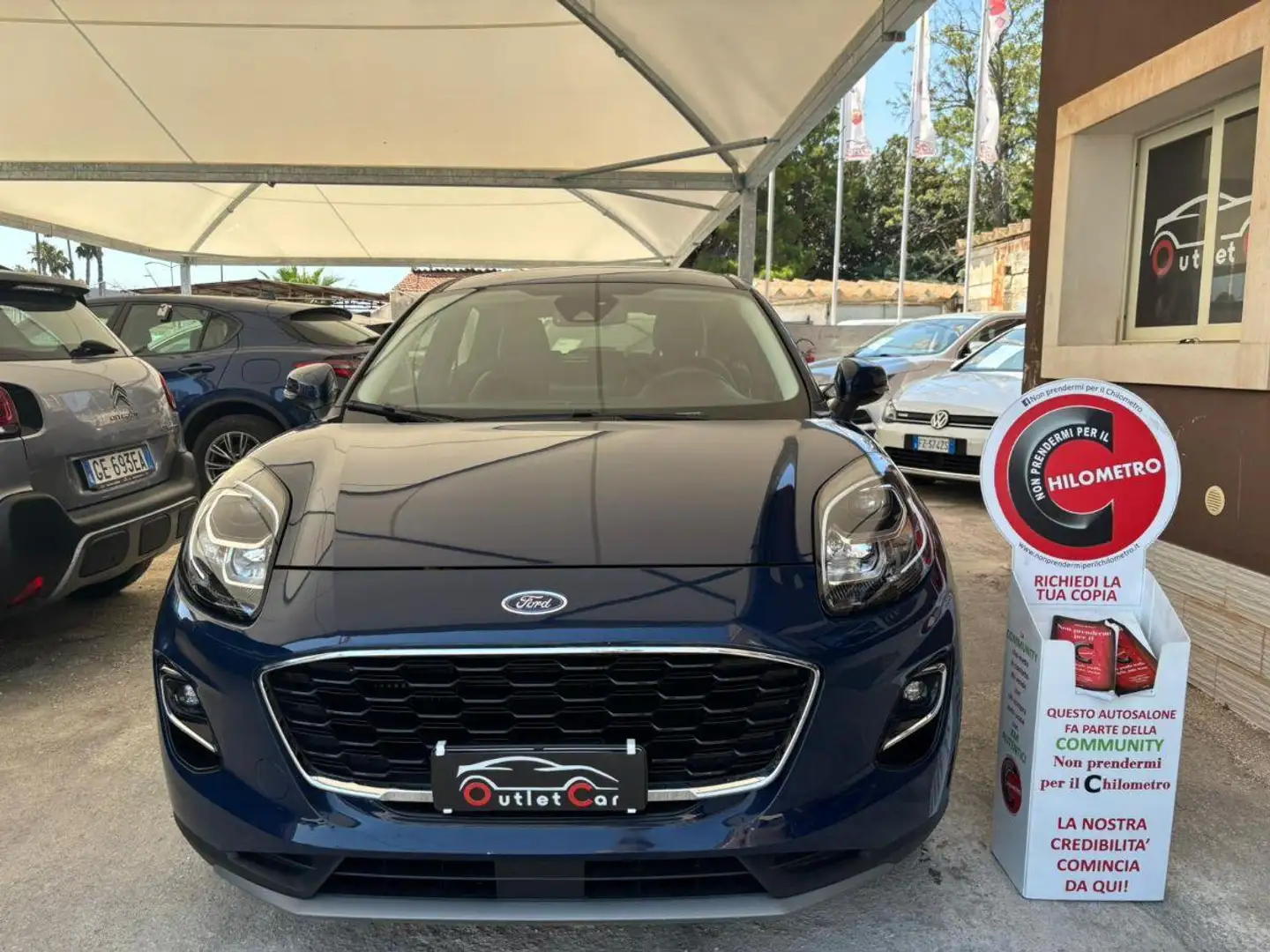 Ford Puma 1.0 EcoBoost Hyb. 125 CV Tit. X Blu/Azzurro - 2