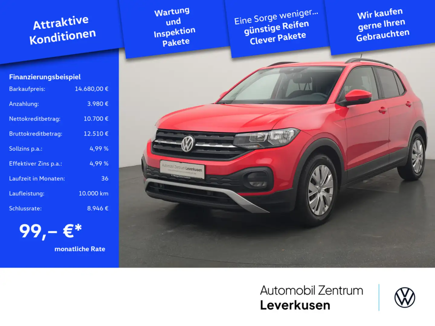 Volkswagen T-Cross KLIMA PORT NAVI SHZ PDC Noir - 1