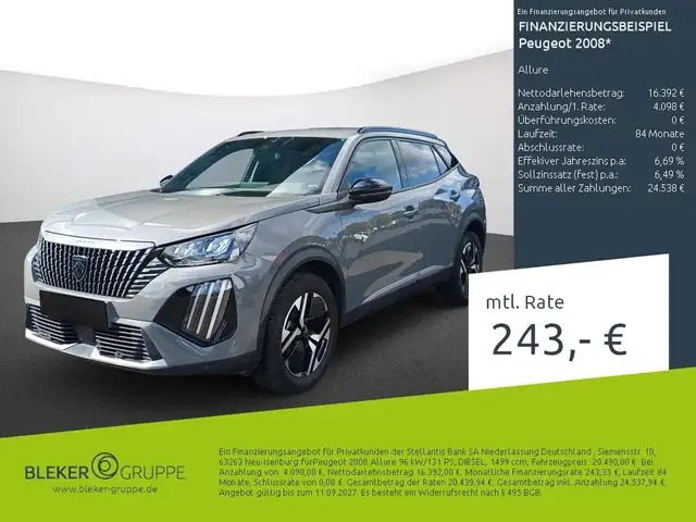 2024 Peugeot 2008 in Grey for sale