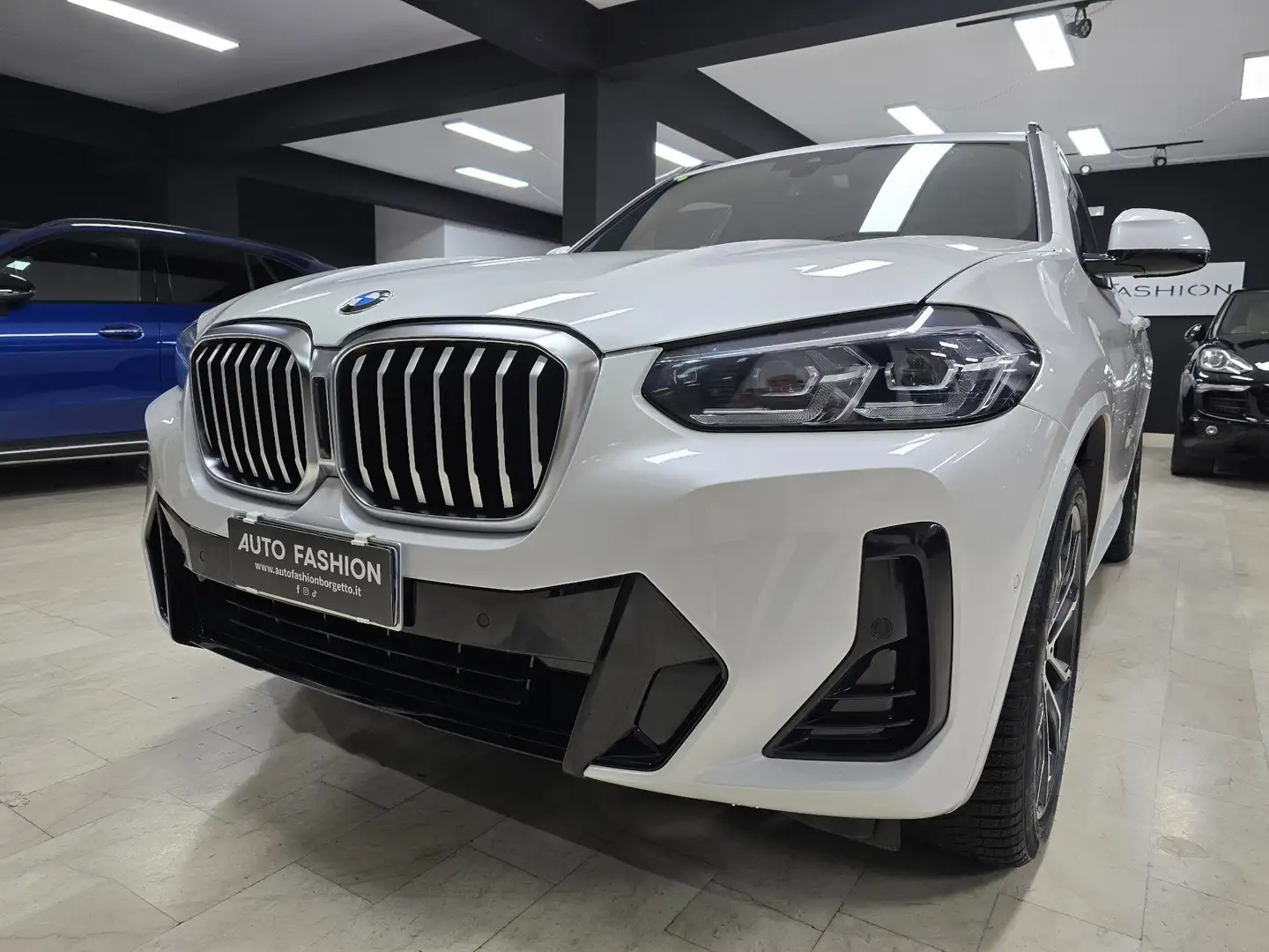 BMW X3 X3 xdrive20d mhev 48V Msport auto Bianco - 2