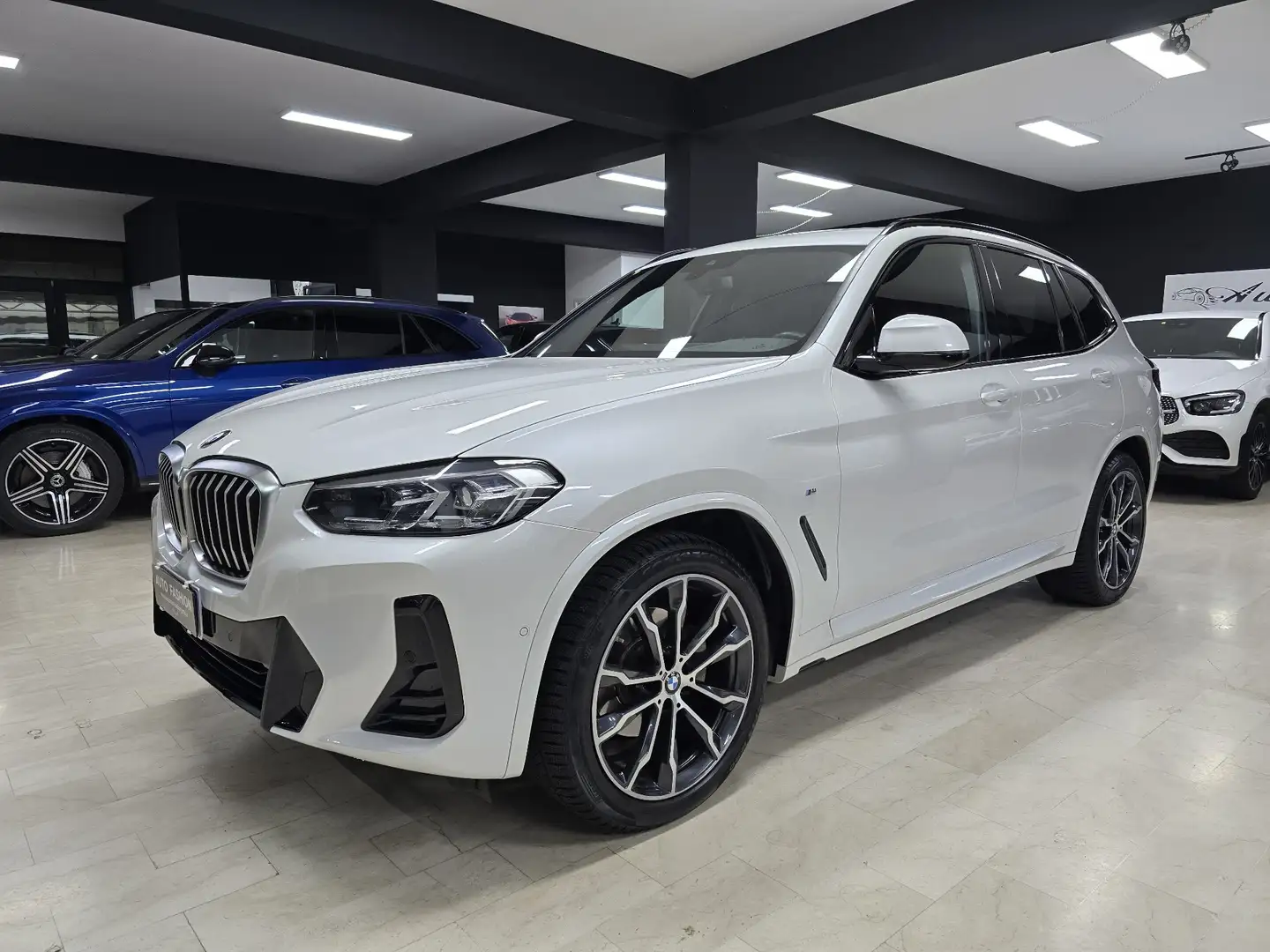 BMW X3 X3 xdrive20d mhev 48V Msport auto Bianco - 1
