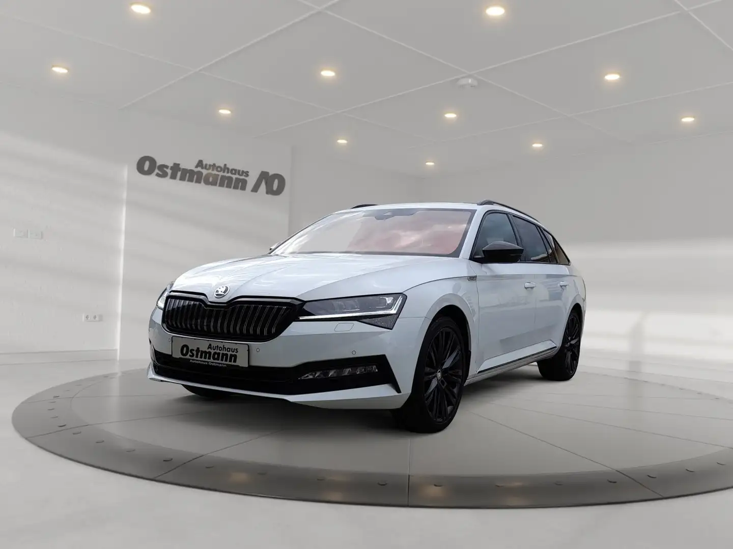 Skoda Superb Combi 1.4 TSI Sportline iV RFK STH PDC Weiß - 1