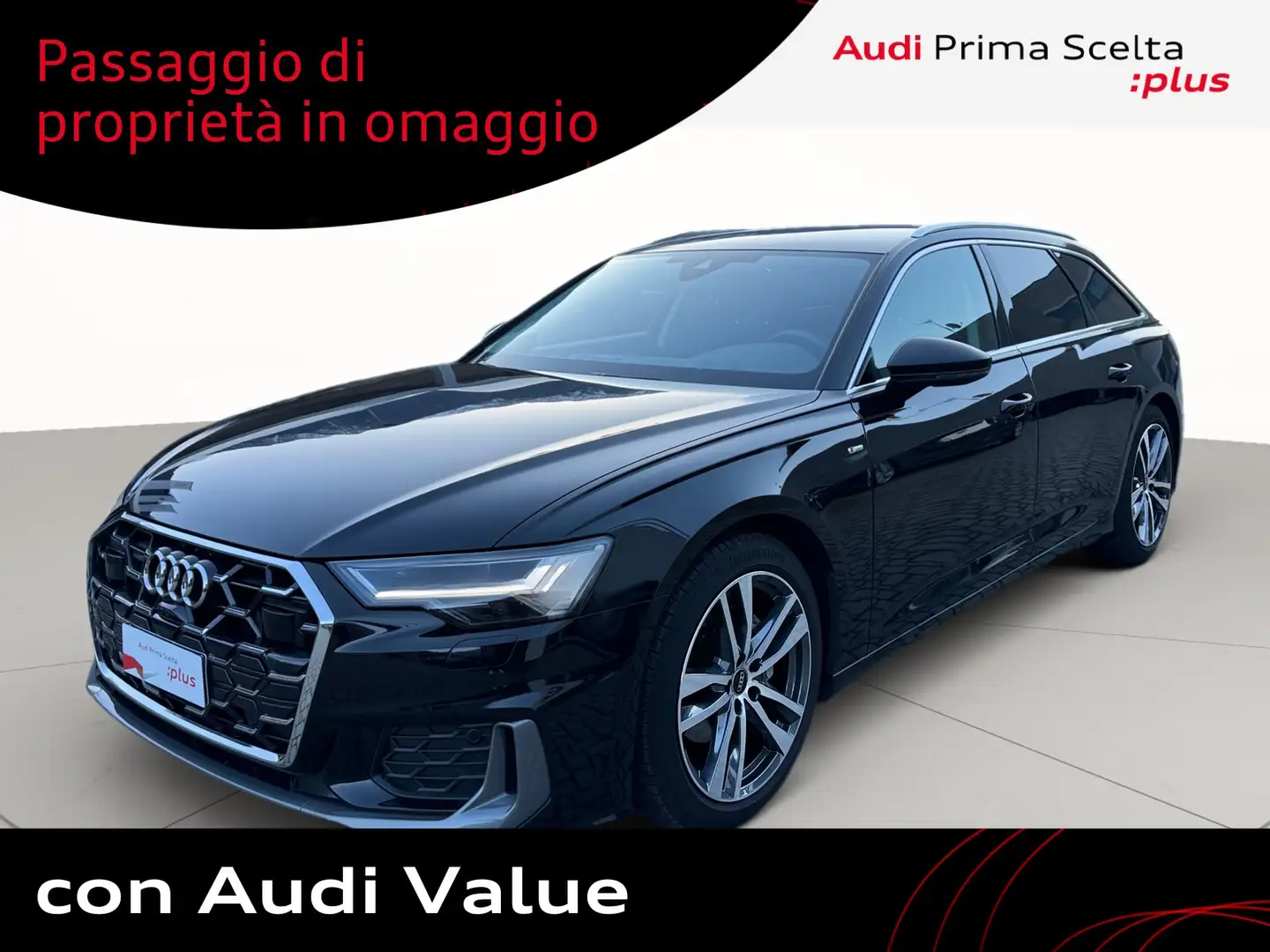 Audi A6 avant 40 2.0 tdi mhev 12v s line edition quattro s Nero - 1