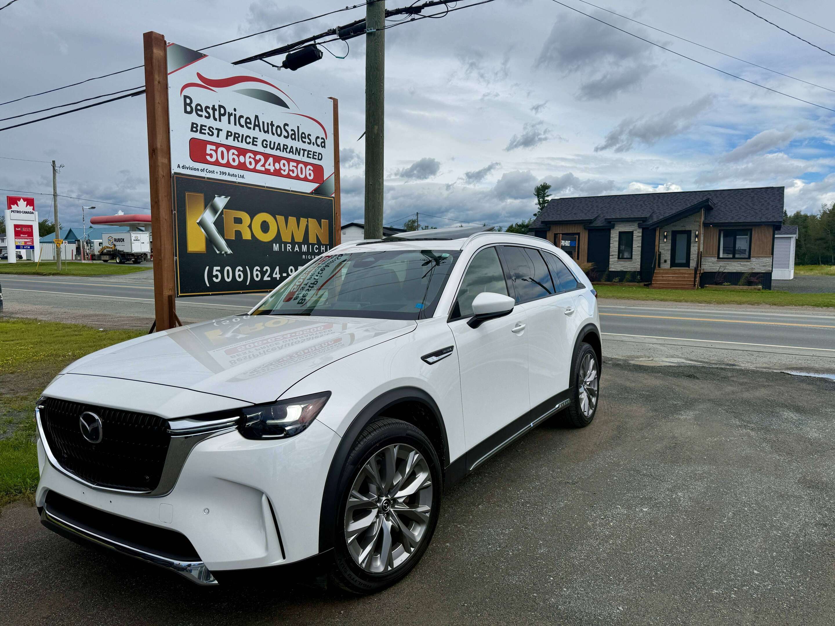 2025 Mazda CX-90 GT! CLEAN CARFAX! CAPTAIN SEATS! 7 PASS! NEW MVI!