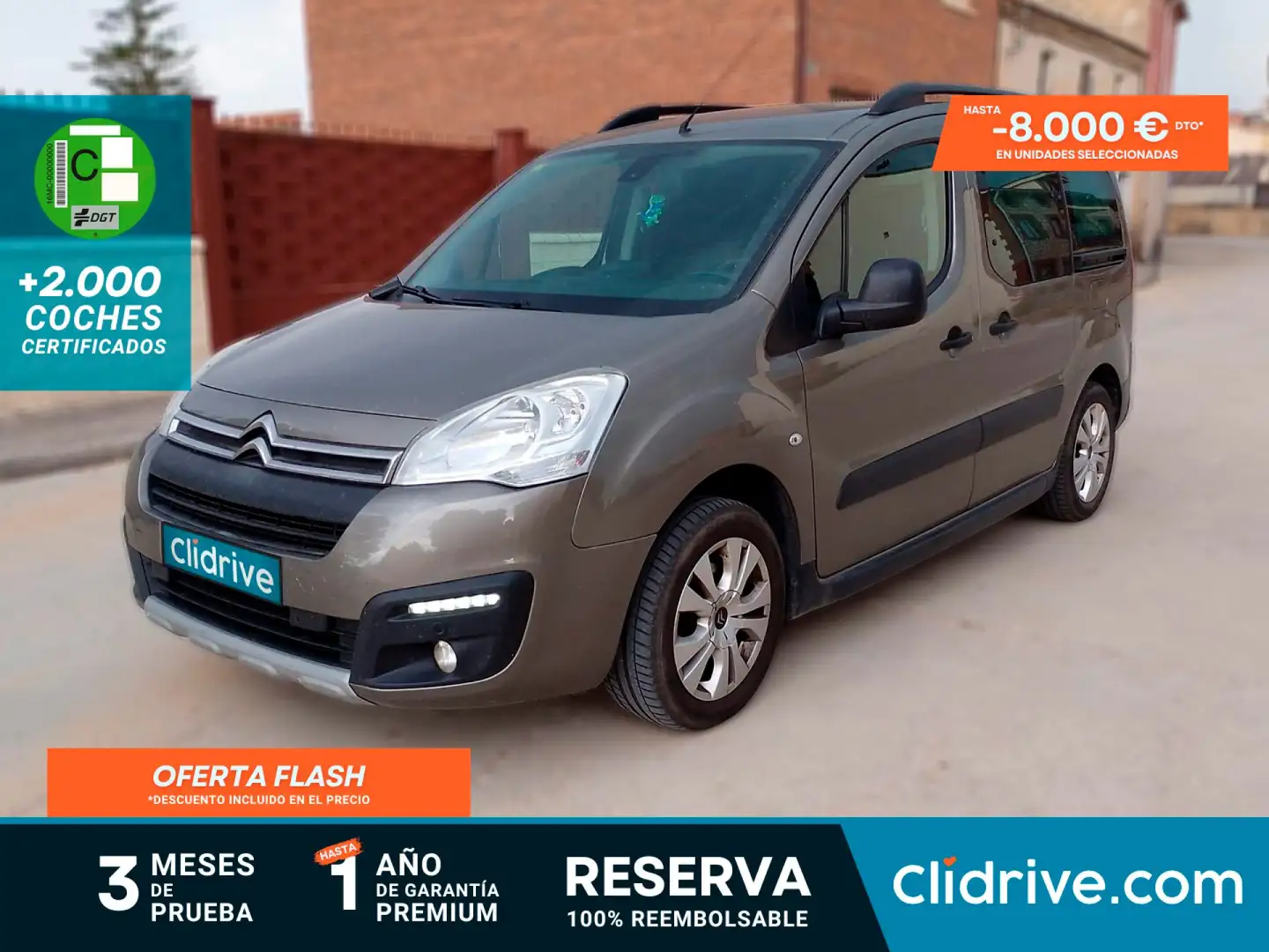 Citroen Berlingo B. Multispace 1.6BlueHDi 20 Aniversario 1 Marrón - 1