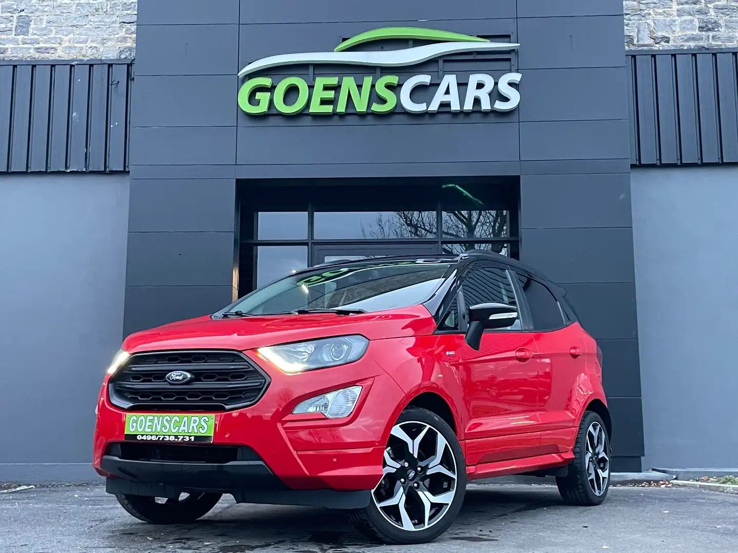 Ford EcoSport Ecosport 1.0T ST-LINE,CAMÉRA,TOIT OUVRANT😍 Rood - 1