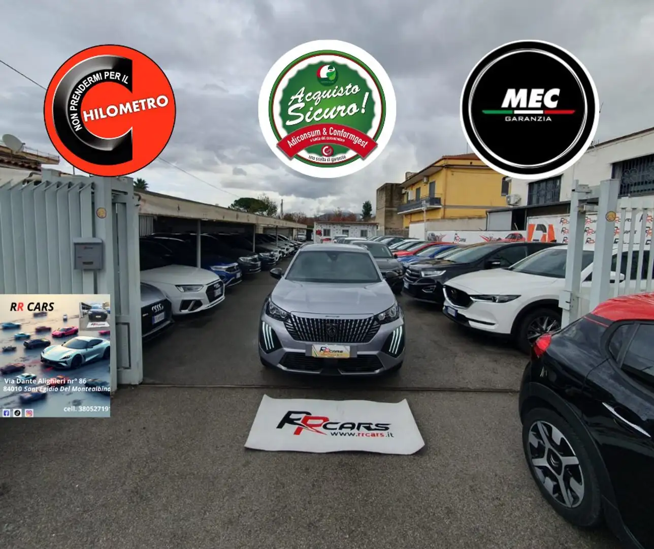 Peugeot 2008 2008 BlueHdi S&S EAT8 ALLURE Argent - 1