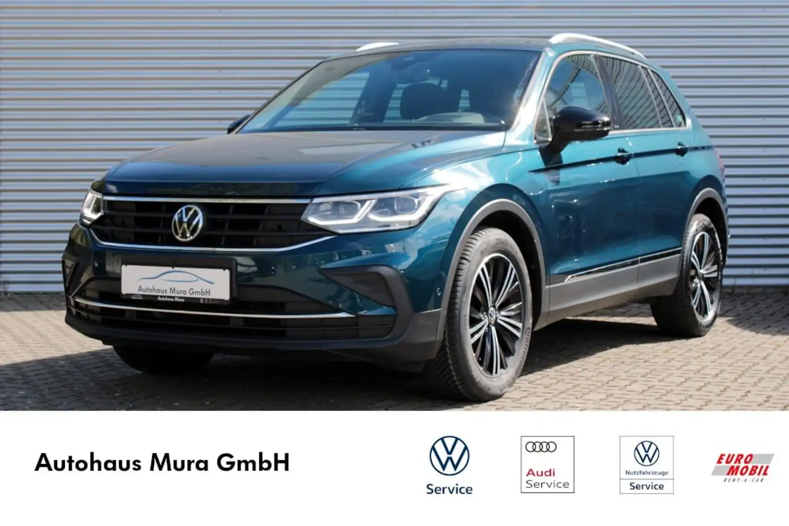 Volkswagen Tiguan Active 1.5TSI IQ LED NAVI LM18 AID SHZ PD Blau - 1