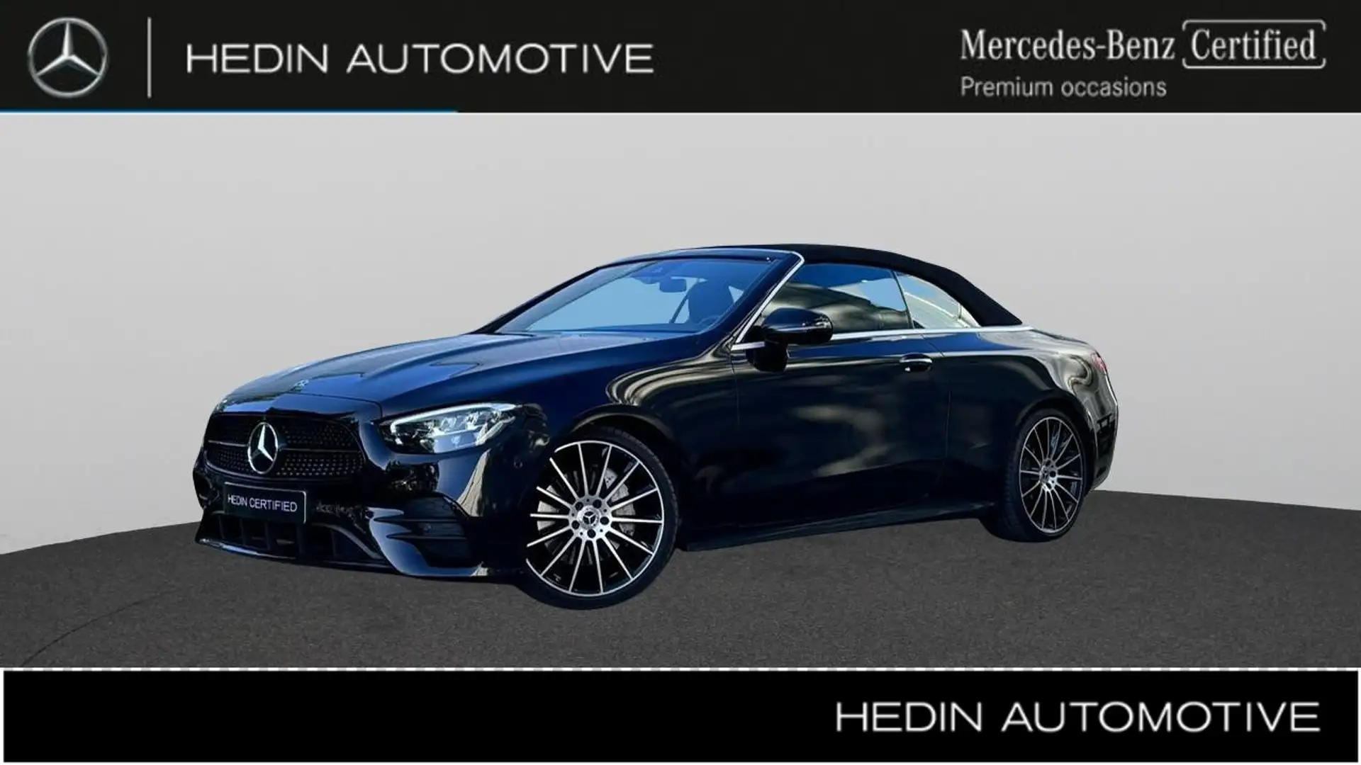 Mercedes-Benz E 220 D Cabriolet AMG Line | Burmester | Memory Zetels | Noir - 1