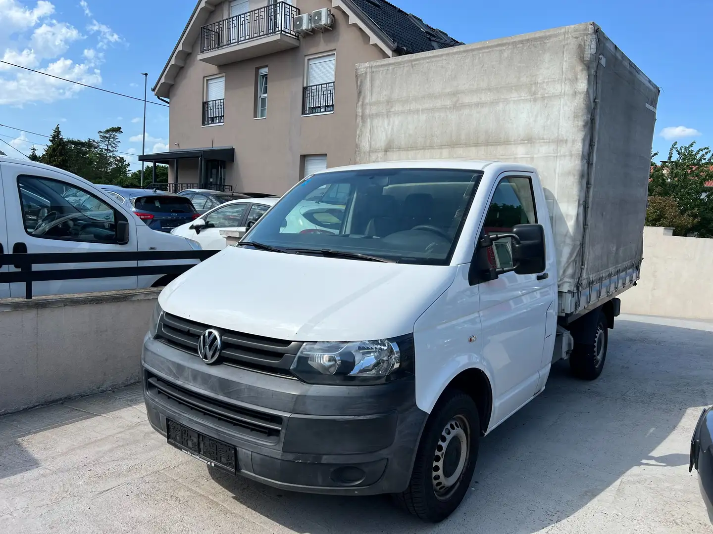 Volkswagen T5 Transporter Pritsche Weiß - 1