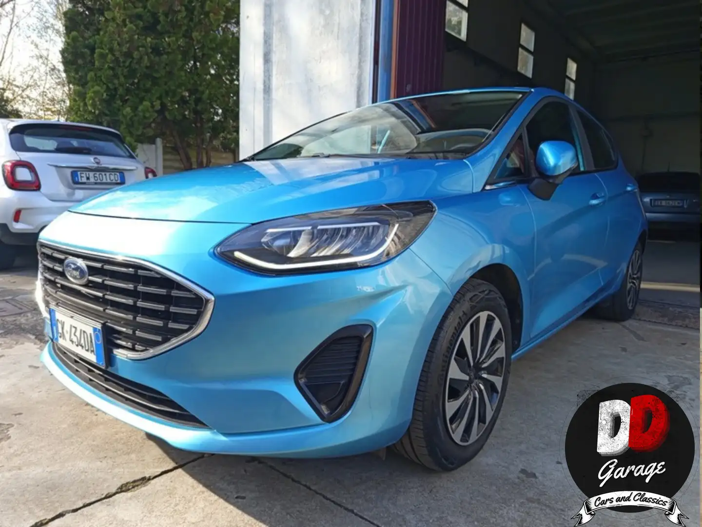 Ford Fiesta Fiesta VII 2022 5p 5p 1.1 Titanium Gpl 75cv Blau - 1