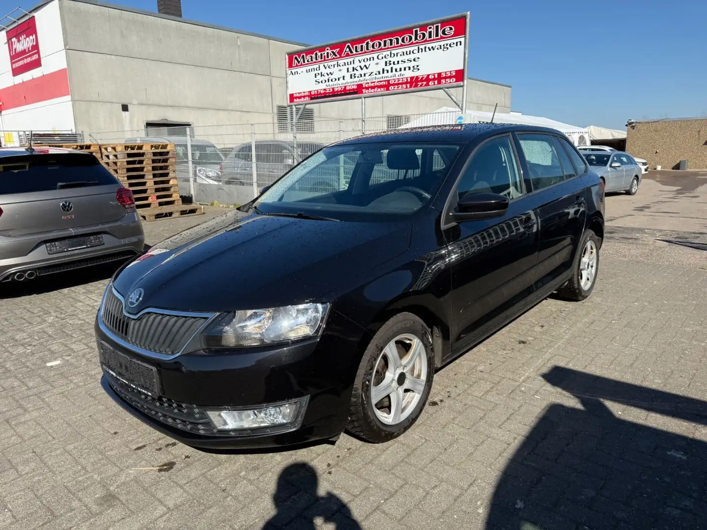 Skoda Rapid/Spaceback Spaceback Ambition,Klima Euro5 Schwarz - 1