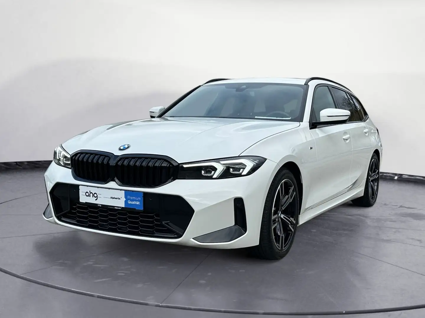 BMW 320 d Touring M Sport Navi Sitzverstellung el. AH Weiß - 2