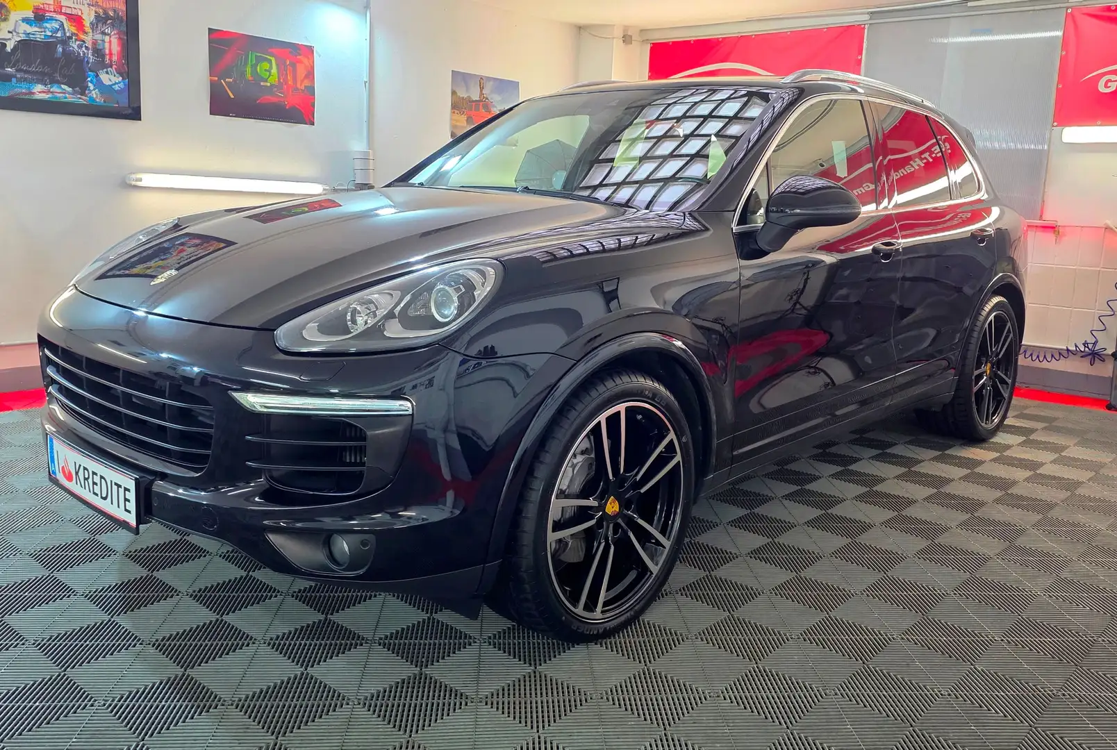 Porsche Cayenne II 3,0 Aut. Panorama Kamera LED Aut. Schwarz - 1