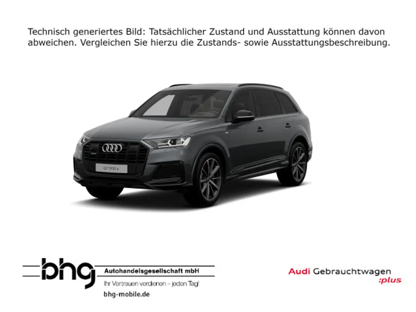 Audi Q7 55 TFSI e quattro tiptronic S line Gris - 1