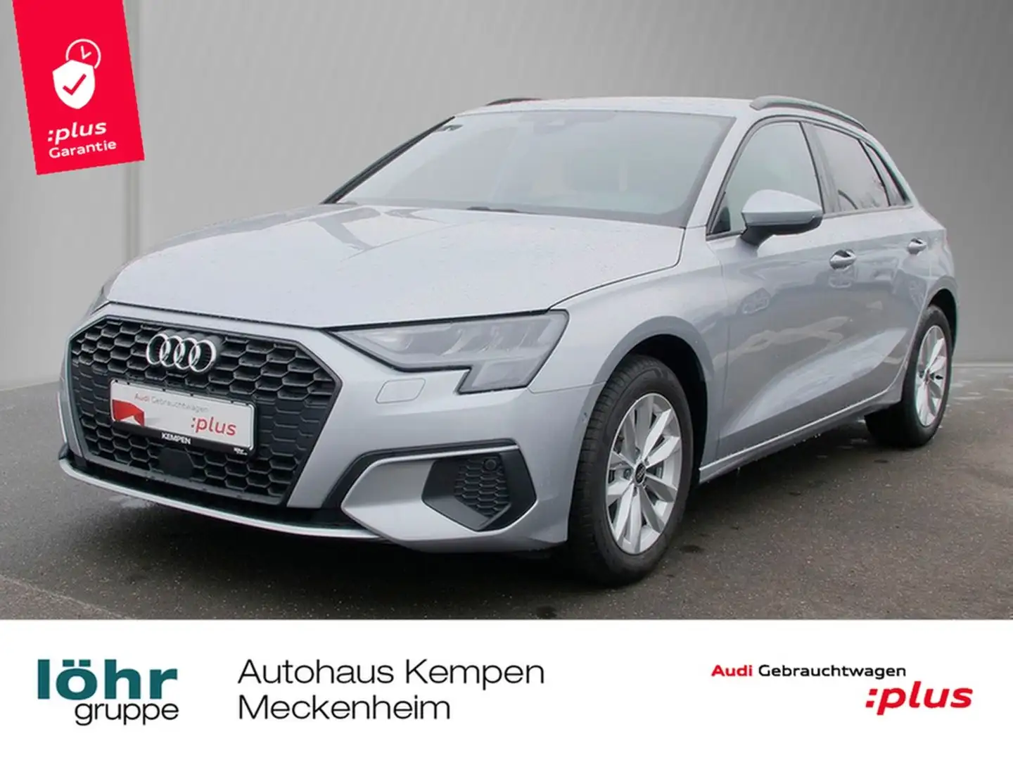 Audi A3 Sportback 30 TDI Navi+VC LED PDC SHZ 3J ASG Silber - 1