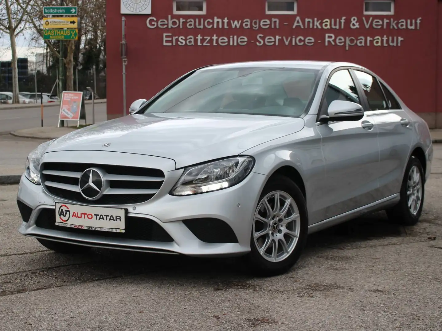 Mercedes-Benz C 200 d nur 90.650 km - ab monatl. EUR 299,- Silber - 2