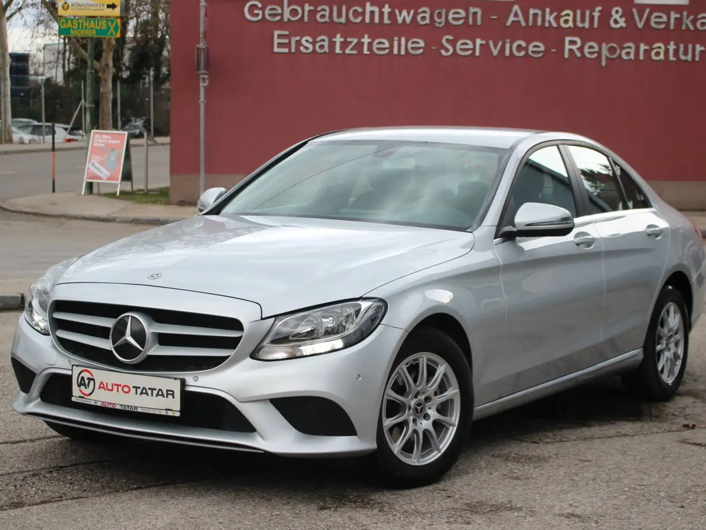 Mercedes-Benz C 200 d nur 90.650 km - ab monatl. EUR 299,- Silber - 1