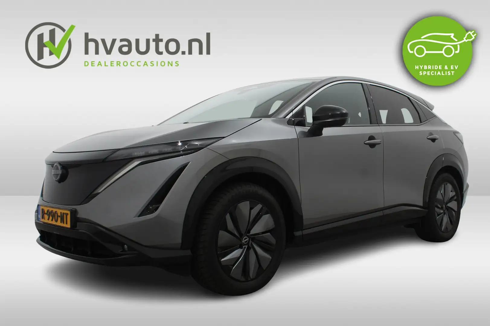 Nissan Ariya ADVANCE 66 KWH 218PK | 22 kWh lader | Adaptive cru Grijs - 1