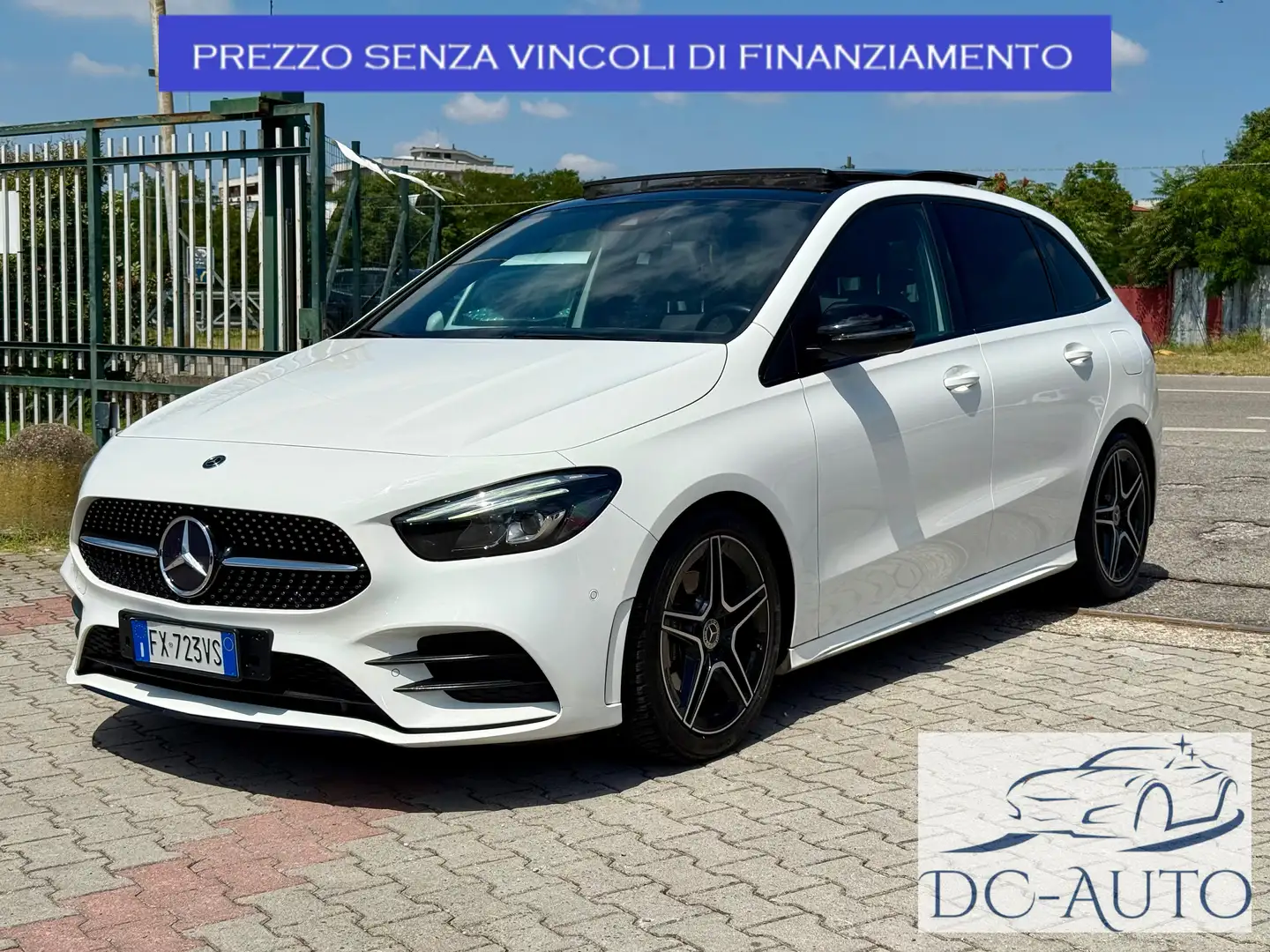 Mercedes-Benz B 180 d Premium auto AMG **TETTO*PELLE*LED** Bianco - 1