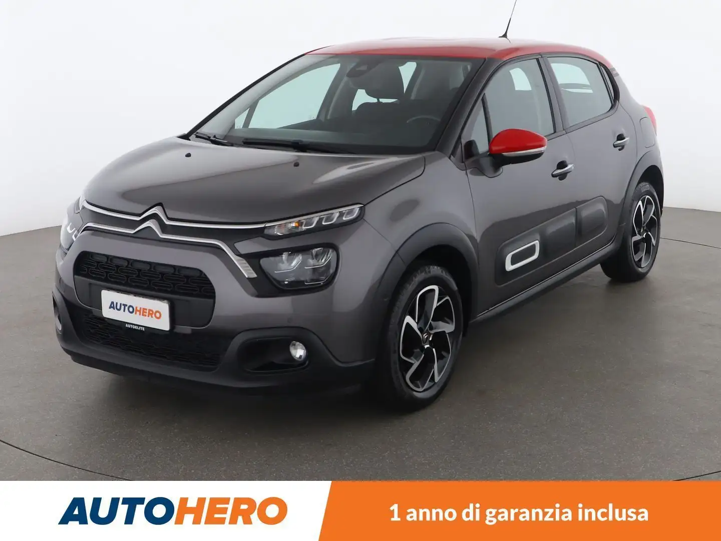 Citroen C3 1.5 Blue-HDi Shine 100 CV Grigio - 1