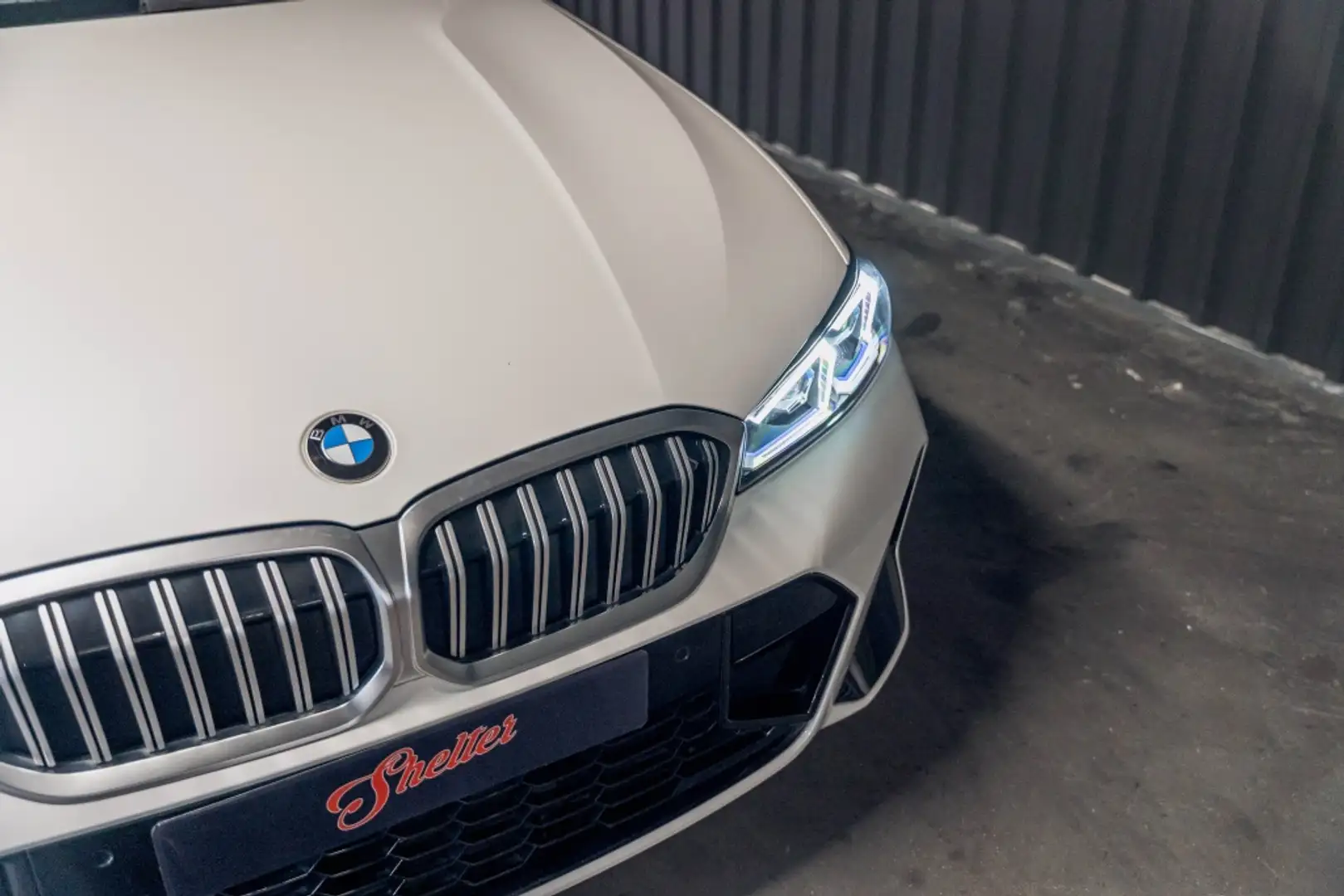 BMW 320 320dA Touring M Sport Blanc - 2