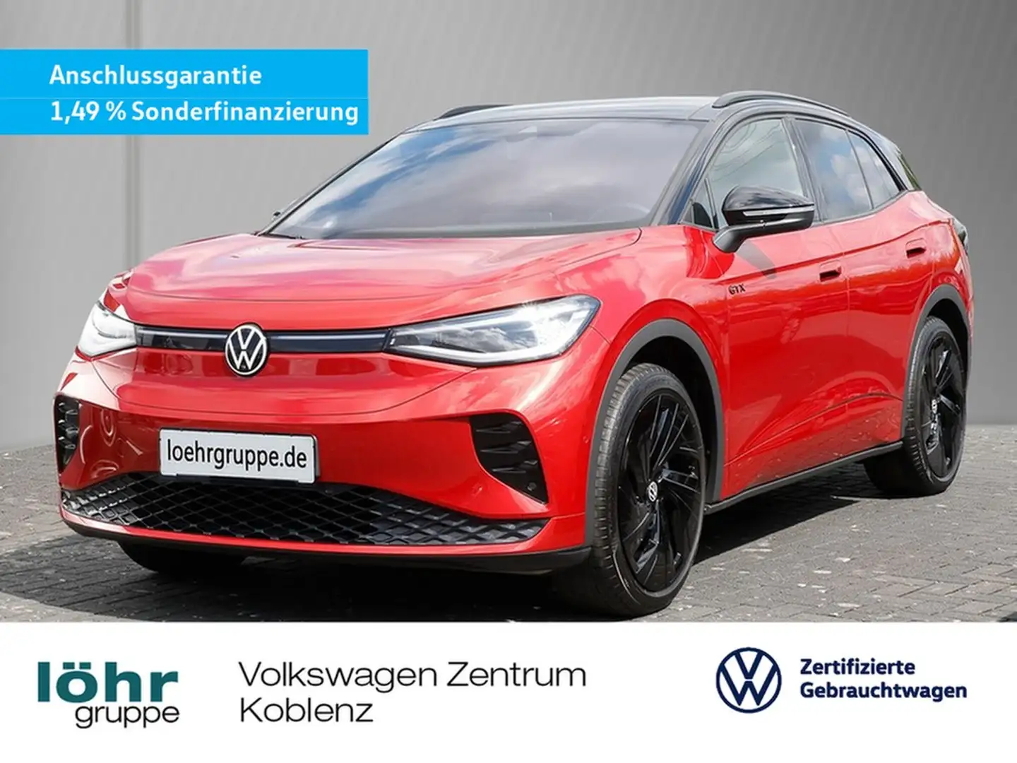 Volkswagen ID.4 GTX 4Motion AHK/Pano/RFK Rot - 1