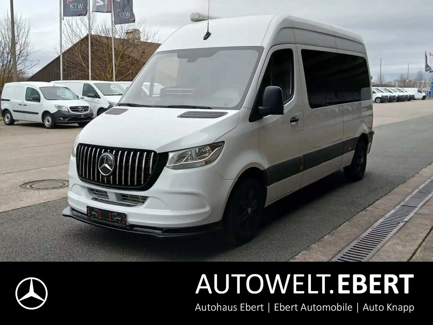 Mercedes-Benz Sprinter 314 quickout Ausbau Motorradreisemobil Blanc - 1