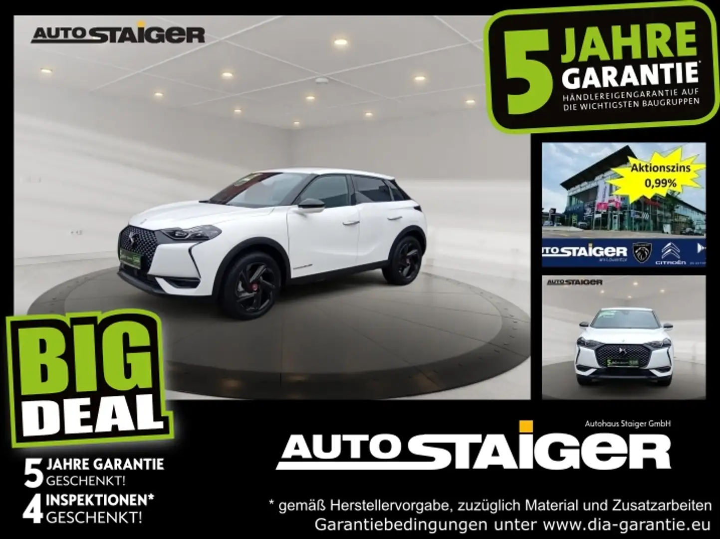 DS Automobiles DS 3 Crossback DS3 Crossback E-Tense Performance Line + Weiß - 1