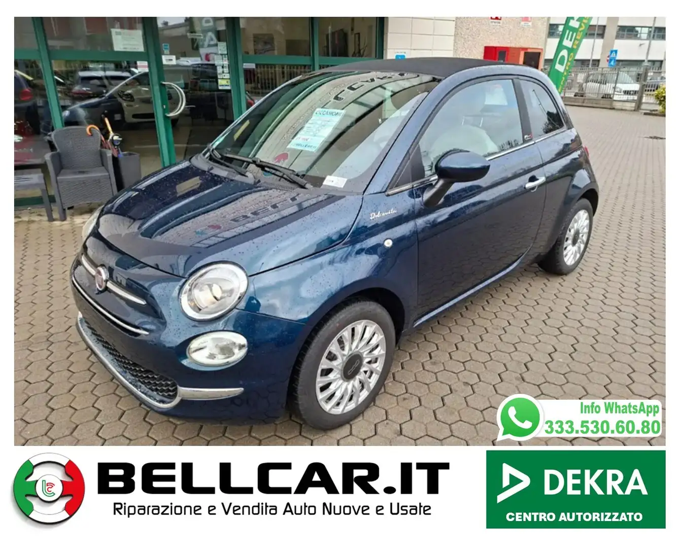 Fiat 500C 500C 1.0 hybrid Dolcevita 70cv Blu/Azzurro - 1